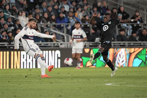 Loons let Vancouver score late stoppage time goal in a 1-1 draw at Allianz Field